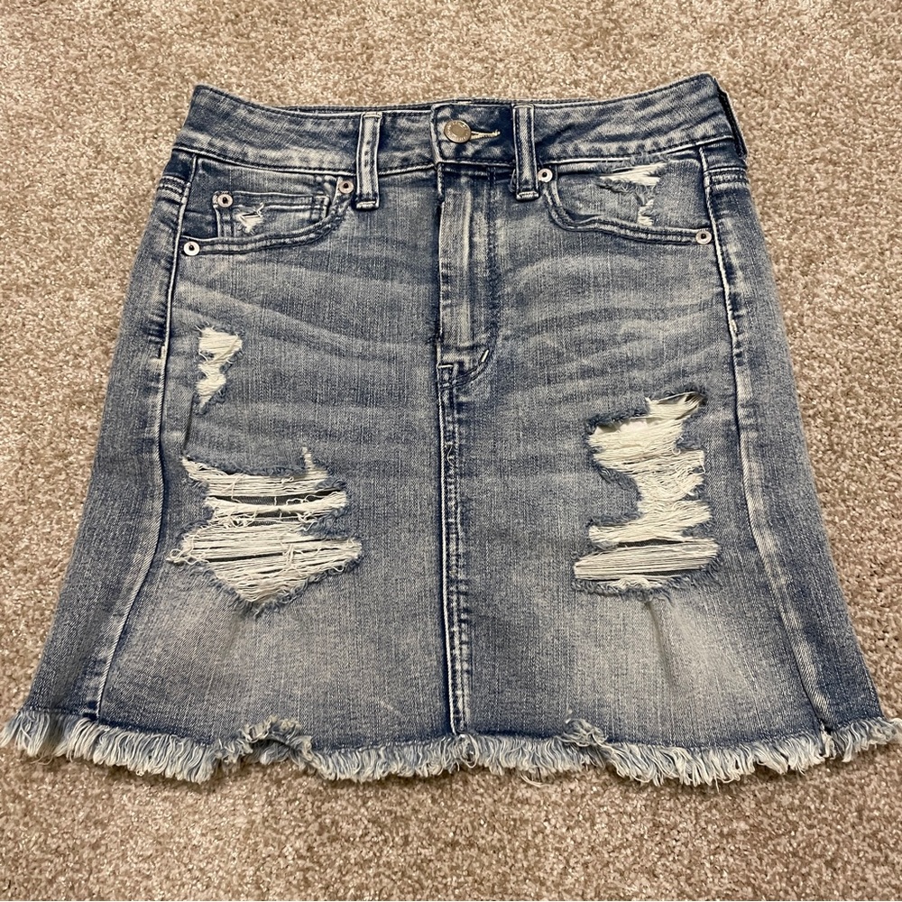 American Eagle Super High Rise Mini skirt, 2